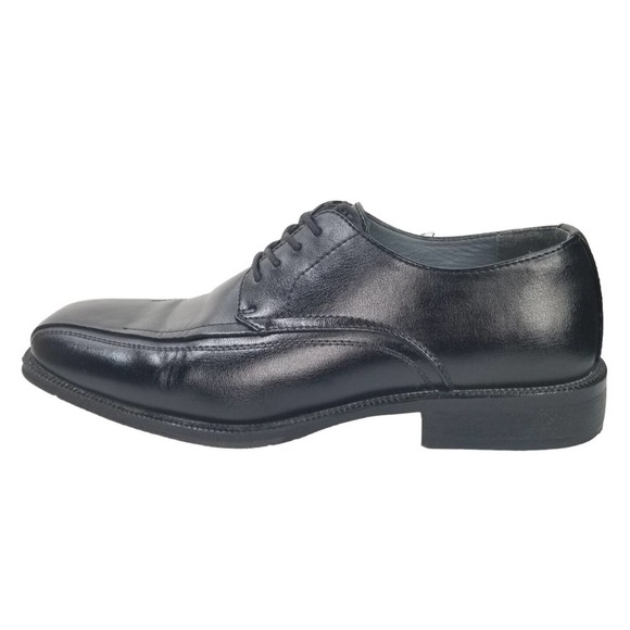 JF J. Ferrar Oxford Lace Up Dress Shoes men’s Size 9 M Black Lace Up Leather - Picture 4 of 15